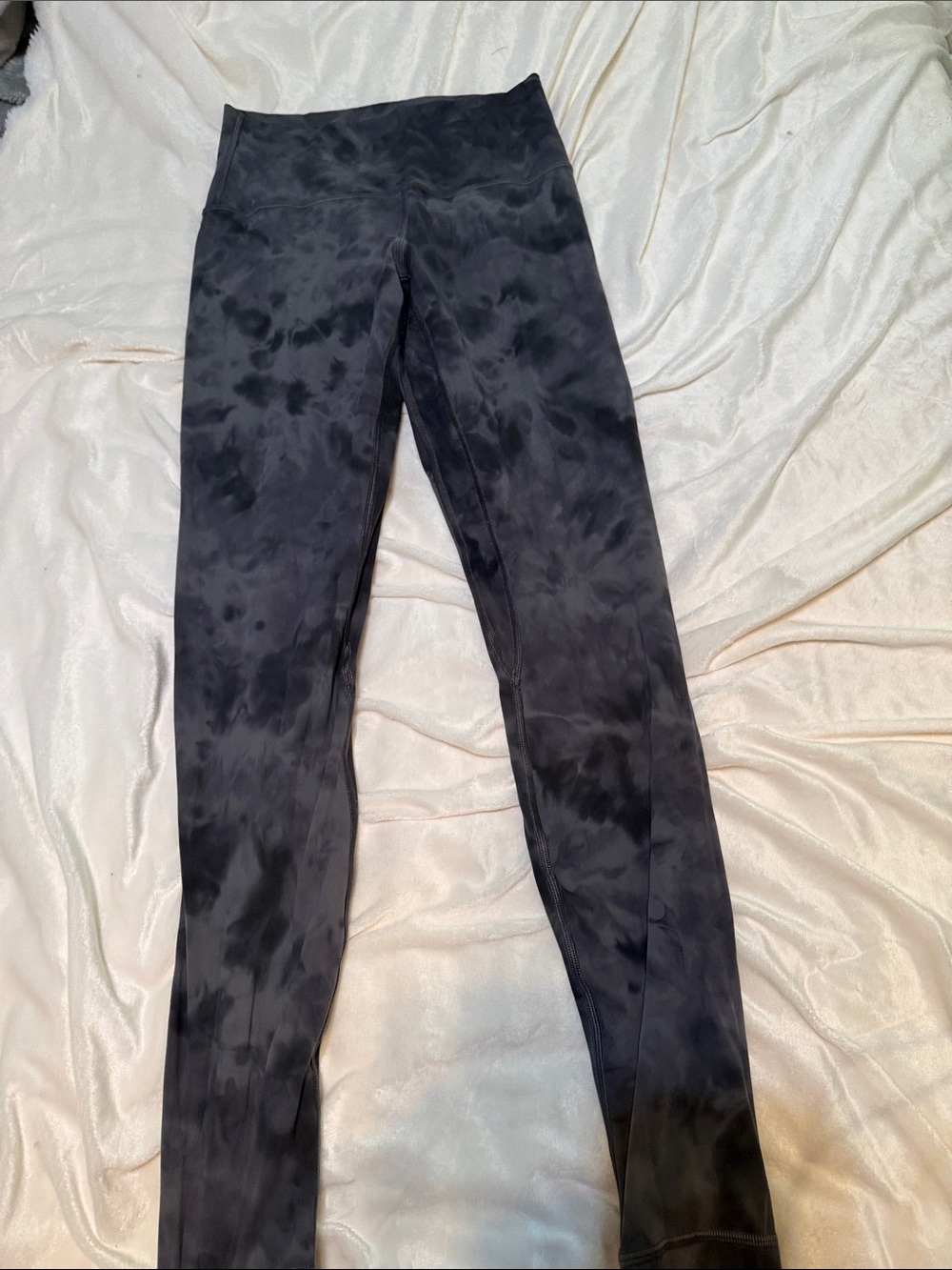 lululemon athletica Black Tie-Dye High-Rise Leggings